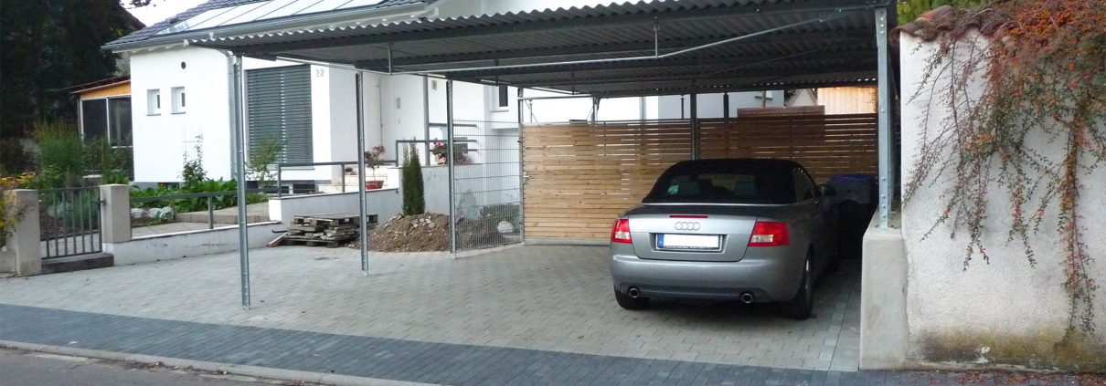 Doppelcarport Anbau Breisach
