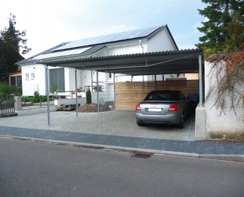 Doppelcarport Anbau Breisach