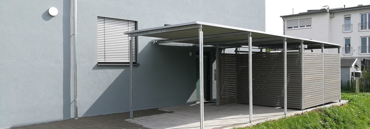 Einzelcarport Anbau Überdachung Freiburg